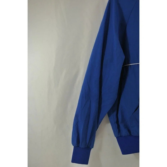 BC Place Stadium Employee Jacket Blue Retro 1980's 1/2  Zip Pullover Mens Large - Picture 4 of 10